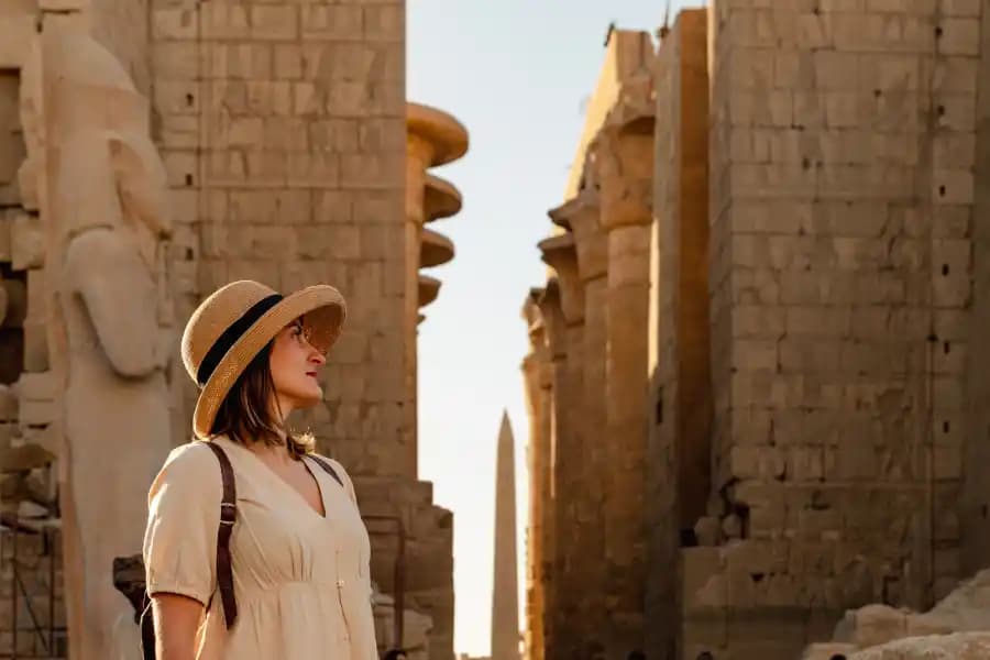 A tourist in Egypt A tourist in Egypt