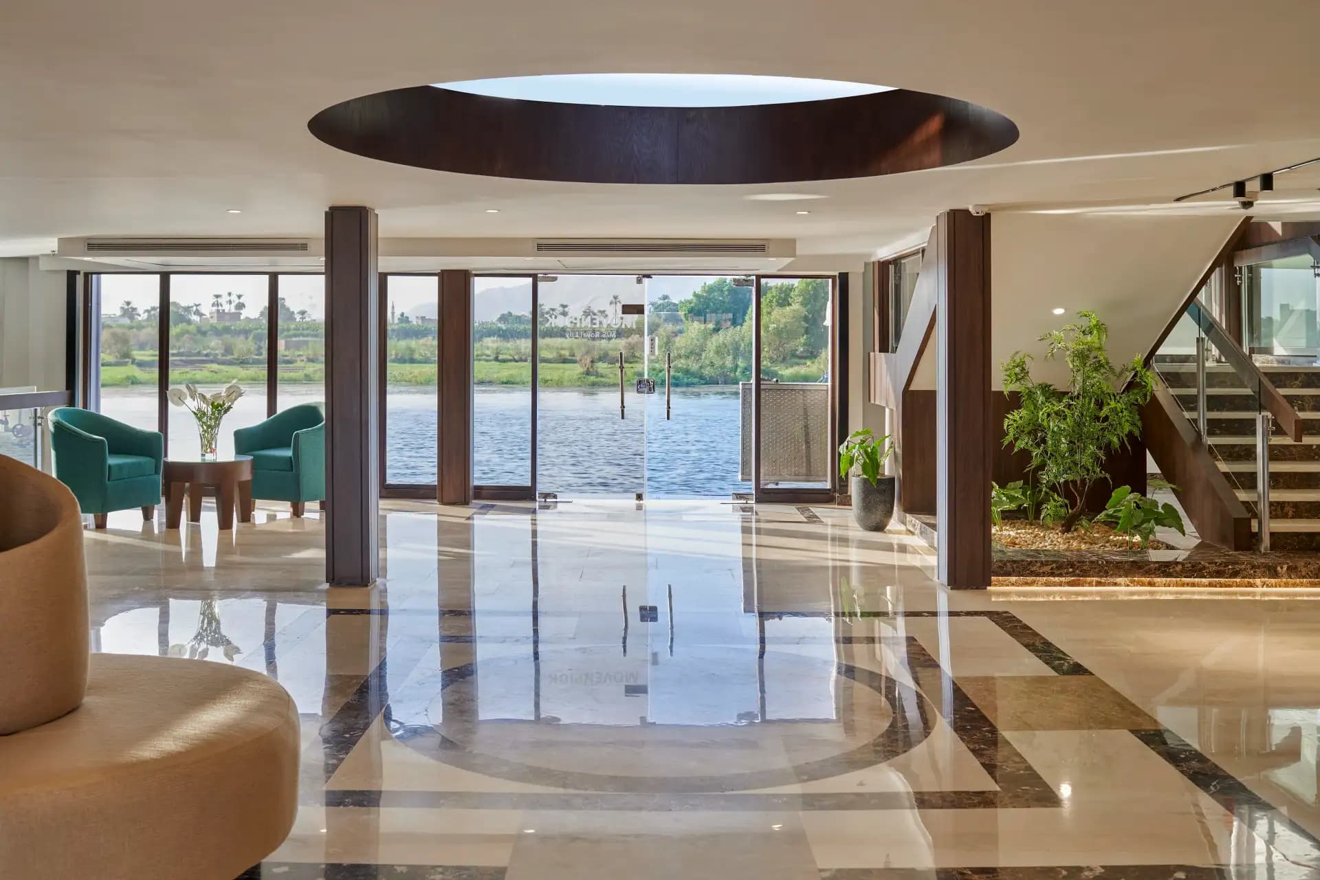 Movenpick MS Royal Lily Nile Cruise The lobby of Movenpick MS Royal Lily Nile Cruise, Movenpick MS Royal Lily Nile Cruise