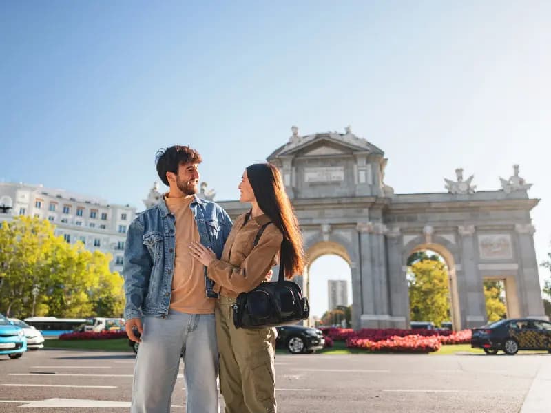 Andalusia-tour-couple-in-madrid a couple in Madrid City