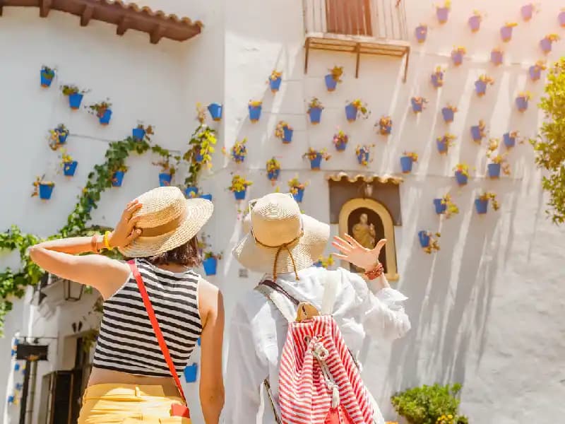 andalusia-tour Two tourists in cordoba city